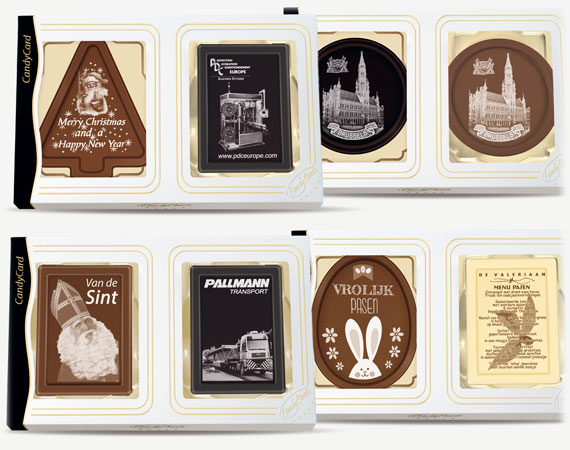 2 grote gepersonaliseerde chocolade tabletten met opdruk in een geschenkdoos_candymix_candycard