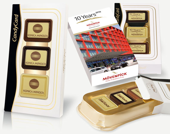 6 gepersonaliseerde chocolade tabletjes in een geschenkdoos_candyminicard per 6_candycard